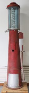 Pompe à essence visible Gilbert & Barker, modèle T-176