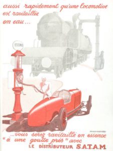 Publicité Satam, Automobilia, numéro 196, 15 juillet 1925