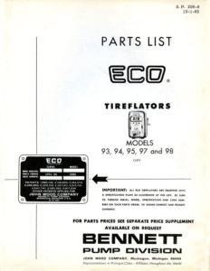 Documentation Bennett gamme Eco