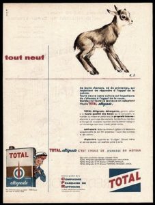 Affiche publicitaire Total Altigrade, 1959